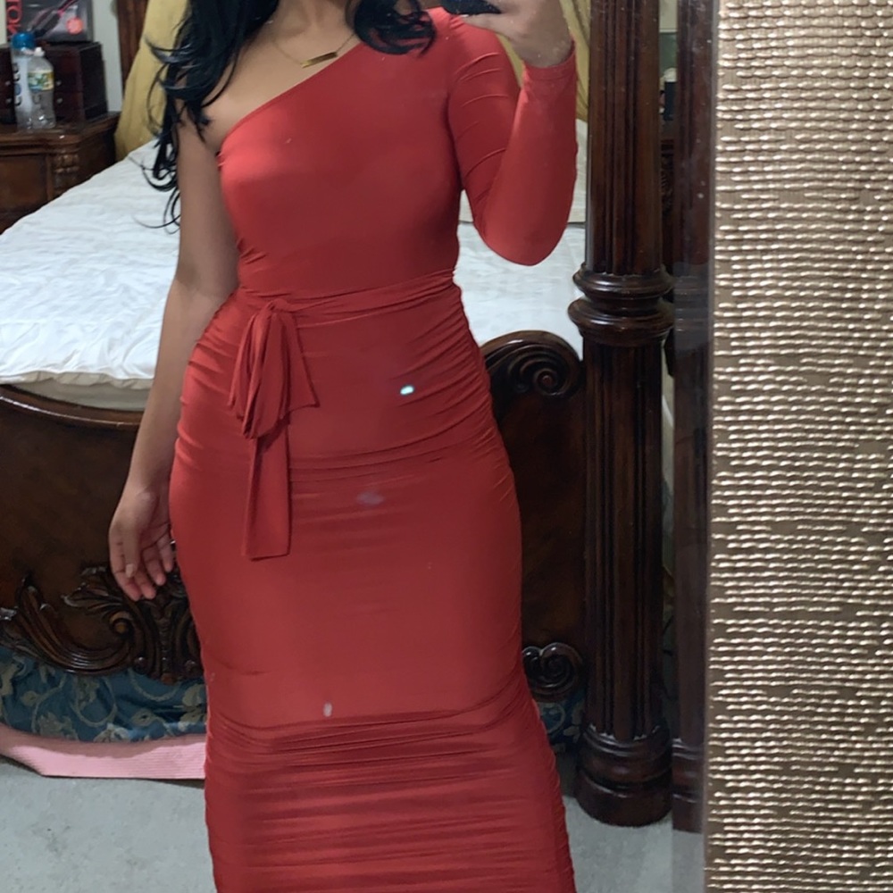 Rust Dress - image 1